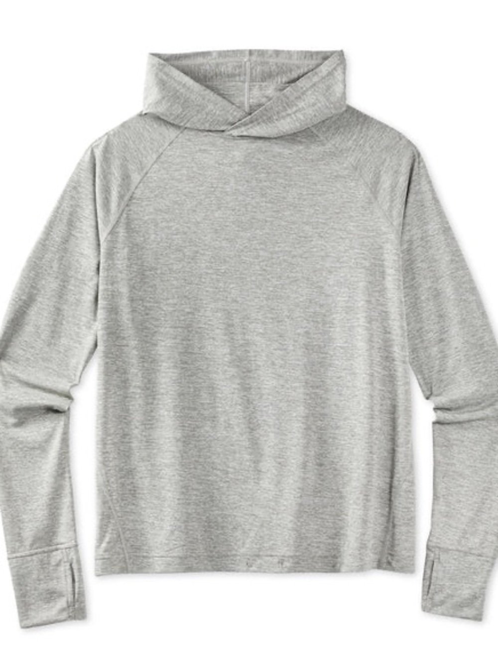 Outerknown Heather Grey Hooded Sun Shirt Outdoor Hiking UPF Dry Quick Size XL